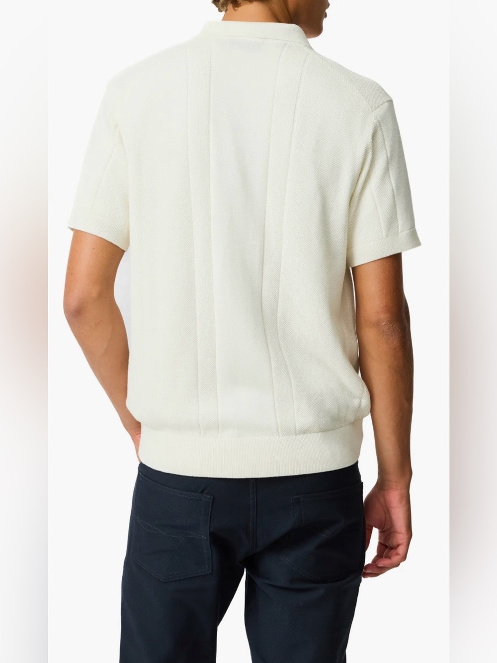 Rodd & Gunn Cream Cobb River Short Sleeve Knit Button-Up Shirt Size XL - Picture 9 of 9